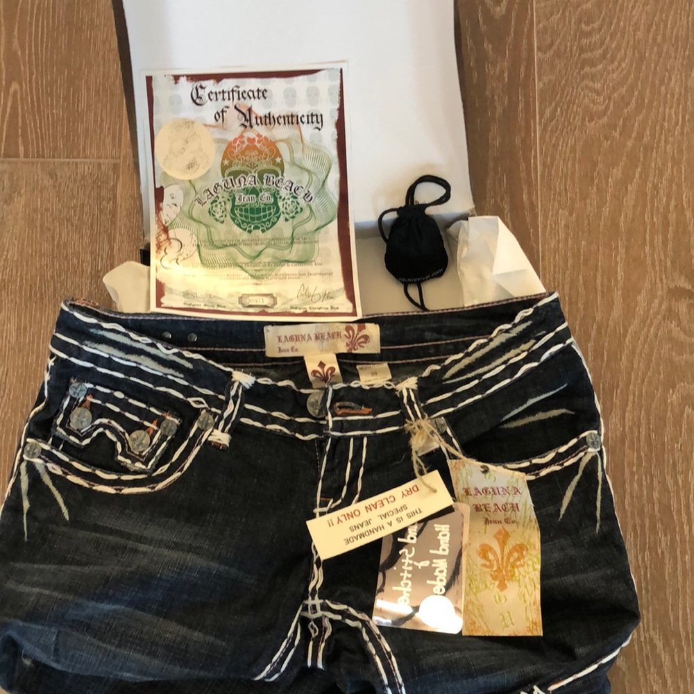 Hand made Laguna jeans